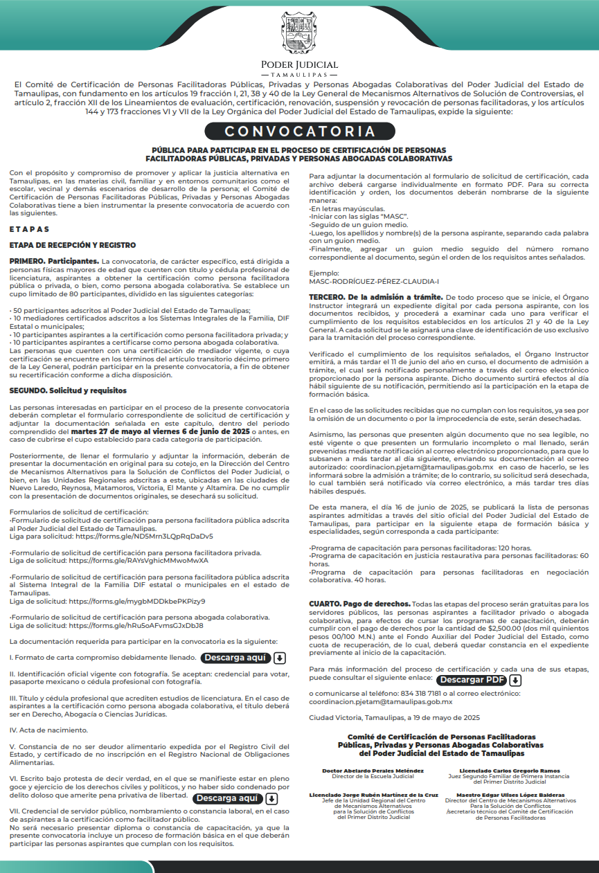 Convocatoria